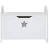 Children Storage Bench White - Stylish & Functional - HipoMarket