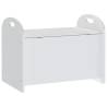 Children Storage Bench White - Stylish & Functional - HipoMarket