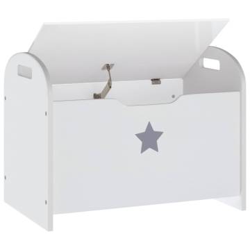 Children Storage Bench White - Stylish & Functional - HipoMarket