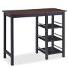 Elegant 3-Piece Black MDF Bar Set for Dining & Living Rooms