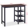 Elegant 3-Piece Black MDF Bar Set for Dining & Living Rooms