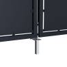 Garden Gate Steel 300x125 cm Anthracite - Durable & Secure