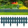 Lawn Edgings 25 pcs Green 10 m PP - Durable Garden Borders