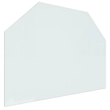 Fireplace Glass Plate Hexagon - 80x60 cm | HipoMarket