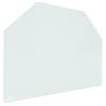 Fireplace Glass Plate Hexagon - 80x60 cm | HipoMarket