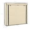 Shoe Cabinet with Cover Cream - 5-Tier Storage Solution