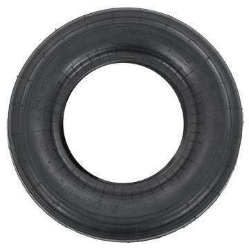 Puncture-Proof Wheelbarrow Tyre 3.50-8 4PR Rubber - Hipomarket