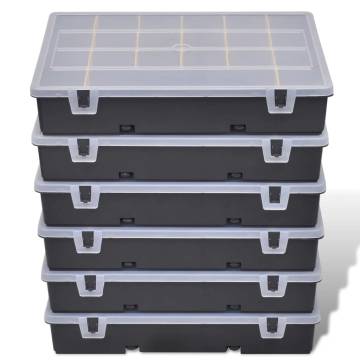 Storage Box Sort Case Set of 6 - Organize Your Tools