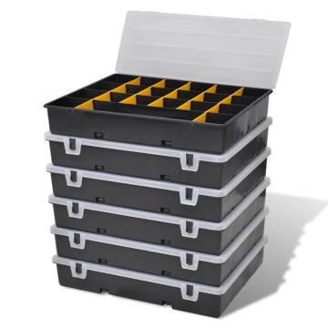 Storage Box Sort Case Set of 6 - Organize Your Tools