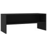 Stylish Black TV Cabinet - 100x40x40 cm Engineered Wood