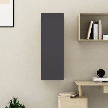 Stylish Grey TV Cabinet - 30.5x30x90 cm | Hipo Market