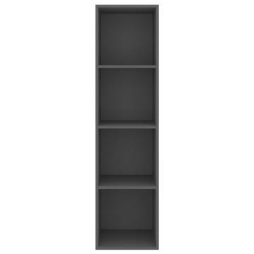 Stylish Wall-mounted TV Cabinet Grey 37x37x142.5 cm