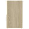 Elegant White & Sonoma Oak TV Cabinet - 149x30x52 cm