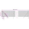 Chain Link Fence Anthracite 0.8x10 m - Durable & Secure