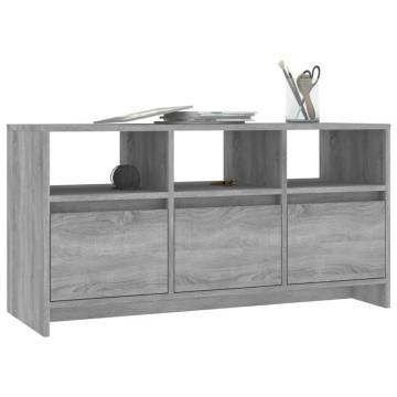 Stylish Grey Sonoma TV Cabinet - 102x37.5x52.5 cm