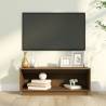 TV Cabinet Honey Brown 90x35x35 cm Solid Wood Pine Colour honey brown Quantity in Package 1 