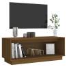 Elegant Honey Brown TV Cabinet - Solid Pine Wood | HipoMarket