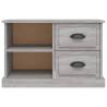 Stylish Grey Sonoma TV Cabinet | 73x35.5x47.5 cm