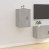 Wall Mounted TV Cabinet Concrete Grey 40x34.5x60 cm Colour concrete grey Quantity in Package 1 Height 60 cm Width 40 cm 