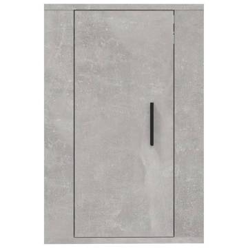 Wall Mounted TV Cabinet Concrete Grey - Stylish & Functional