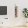 Wall Mounted TV Cabinet White 40x34,5x80 cm Colour white Quantity in Package 1 Height 80 cm Width 40 cm 