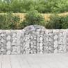 Arched Gabion Baskets 4 pcs 200x30x100/120 cm Galvanised Iron Size 200 x 30 x 100/120 cm Quantity in Package 4 