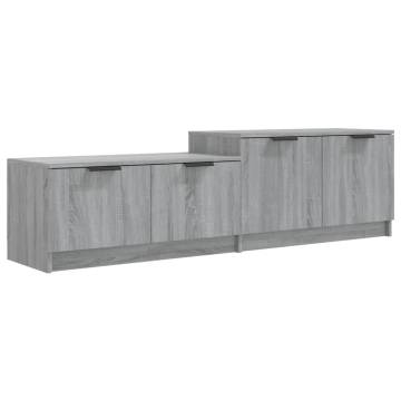 TV Cabinet Grey Sonoma | Stylish Engineered Wood 158.5x36x45 cm