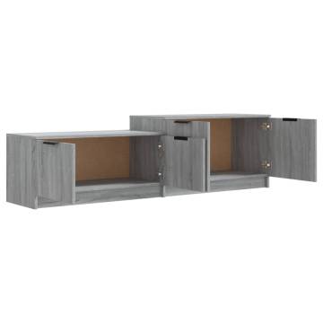 TV Cabinet Grey Sonoma | Stylish Engineered Wood 158.5x36x45 cm