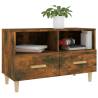 Stylish Smoked Oak TV Cabinet | 80x36x50 cm | Hipomarket UK