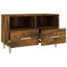 Stylish Smoked Oak TV Cabinet | 80x36x50 cm | Hipomarket UK