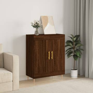 Sideboard Brown Oak - Classic Engineered Wood Storage