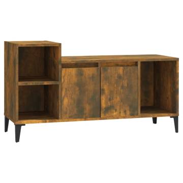 Stylish Smoked Oak TV Cabinet - 100x35x55 cm | HipoMarket