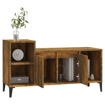 Stylish Smoked Oak TV Cabinet - 100x35x55 cm | HipoMarket