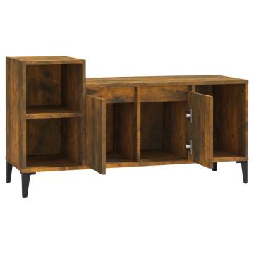 Stylish Smoked Oak TV Cabinet - 100x35x55 cm | HipoMarket