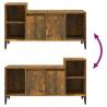 Stylish Smoked Oak TV Cabinet - 100x35x55 cm | HipoMarket