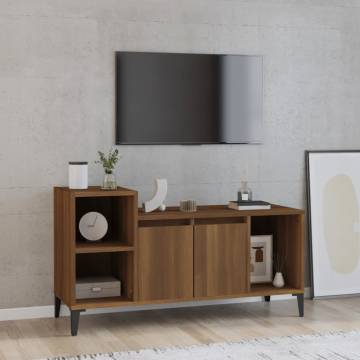 Brown Oak TV Cabinet - Sleek Design & Ample Storage | HipoMarket