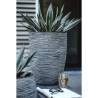 Capi Vase Nature Rib Elegant Low 36x47 cm Anthracite