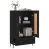 Stylish Highboard Black 69.5x31x115 cm - Durable Engineered Wood