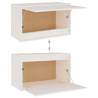 Stylish White TV Cabinets - 3 Piece Solid Pine Set