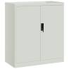 Light Grey File Cabinet - Durable Steel Storage Solution