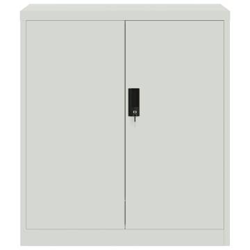 Light Grey File Cabinet - Durable Steel Storage Solution