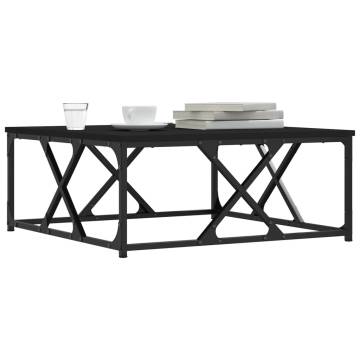 Elegant Black Coffee Table - Engineered Wood | HipoMarket