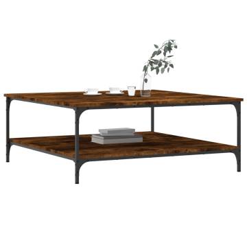 Stylish Smoked Oak Coffee Table - Elegant Living Room Furniture