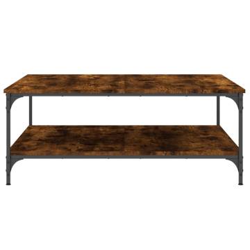 Stylish Smoked Oak Coffee Table - Elegant Living Room Furniture