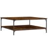 Stylish Smoked Oak Coffee Table - Elegant Living Room Furniture