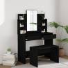 Dressing Table with Mirror Black 96x40x142 cm Colour black Quantity in Package 1 