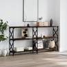 Console Table Smoked Oak 156x28x80.5 cm Engineered Wood Colour smoked oak Quantity in Package 1 Length 156 cm 