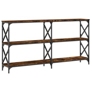 Console Table Smoked Oak - Stylish & Durable | HipoMarket