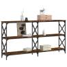 Console Table Smoked Oak - Stylish & Durable | HipoMarket