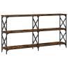 Console Table Smoked Oak - Stylish & Durable | HipoMarket